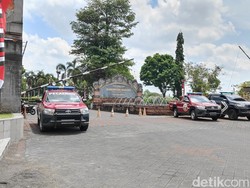 Puspem Badung Dijaga Ketat Pasca Demo di Denpasar, Begini Penampakannya