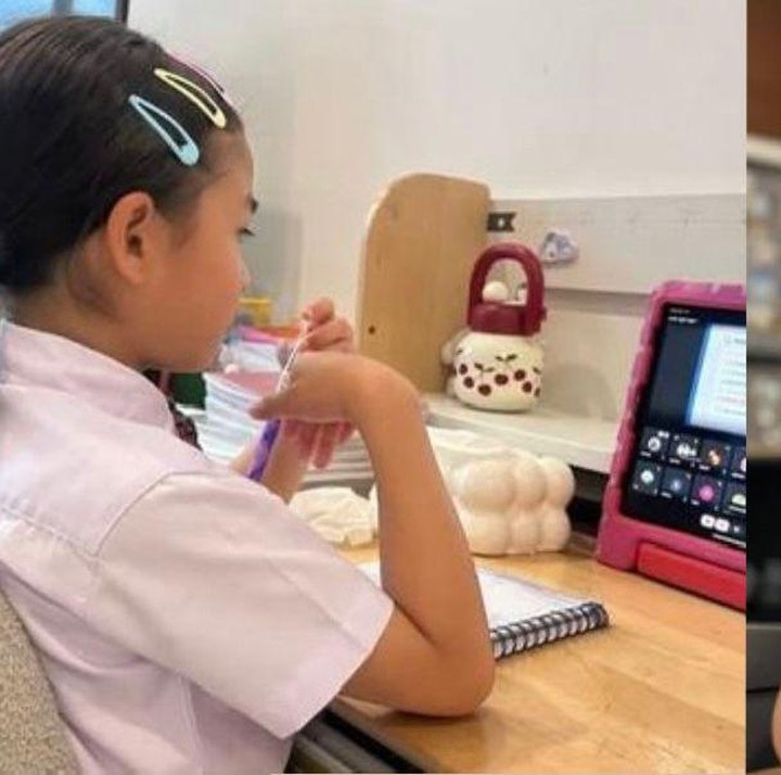 <p>Dua anak Chelsea Olivia, Nastusha Olivia dan Dante Oliver Alinskie juga menjalani pembelajaran <em>online. </em>Chelsea mengunggah momen putrinya tampak serius belajar, sementara sang putra asyik menulis catatan. "Semoga <em>online</em> ini tidak perlu berlangsung lama yahh ibu-ibu...," tulis Chelsea. (Foto: Instagram @chelseaoliviaa)</p>