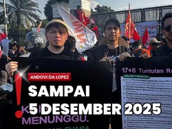 Andovi Da Lopez Suarakan Tuntutan 17+8, Kasih Pemerintah Deadline