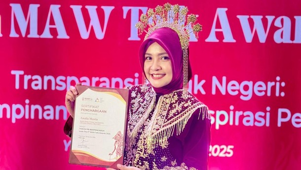 Kepala Humas USU Raih Penghargaan Tokoh PR Berpengaruh di MAW Talk Awards 2025