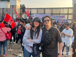 Tak Percaya Demo Anarkis, Ge Pamungkas Turun Langsung Orasi di Depan DPR