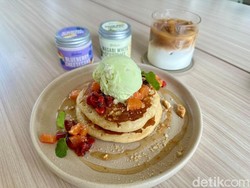 Hvbitat Cafe: Es Krim Wasabi dan Pancake Berry Miso di Kafe Pet Friendly Bogor