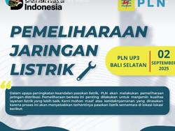 Jadwal Pemadaman Listrik Bergilir di Bali Hari Ini Selasa 2 September 2025