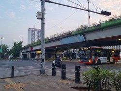 Kondisi Sekitar Mako Brimob Kwitang Kondusif Pagi Ini, Lalin Lancar