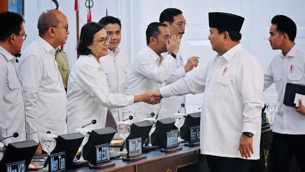Sri Mulyani Unggah Momen Ikut Rapat Kabinet Prabowo Minggu 31 Agustus