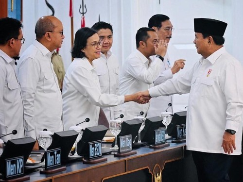 Sri Mulyani Unggah Momen Ikut Rapat Kabinet Prabowo Minggu 31 Agustus