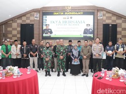 Polri-TNI Gandeng Pesilat, Banser dan Tokoh Agama Wujudkan Magetan Damai
