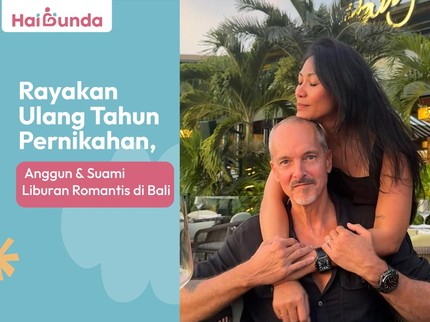 Rayakan Ulang Tahun Pernikahan, Anggun & Suami Liburan Romantis di Bali