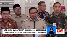 VIDEO: Estimasi Kerugian Akibat Kericuhan Demonstrasi Capai Rp55M