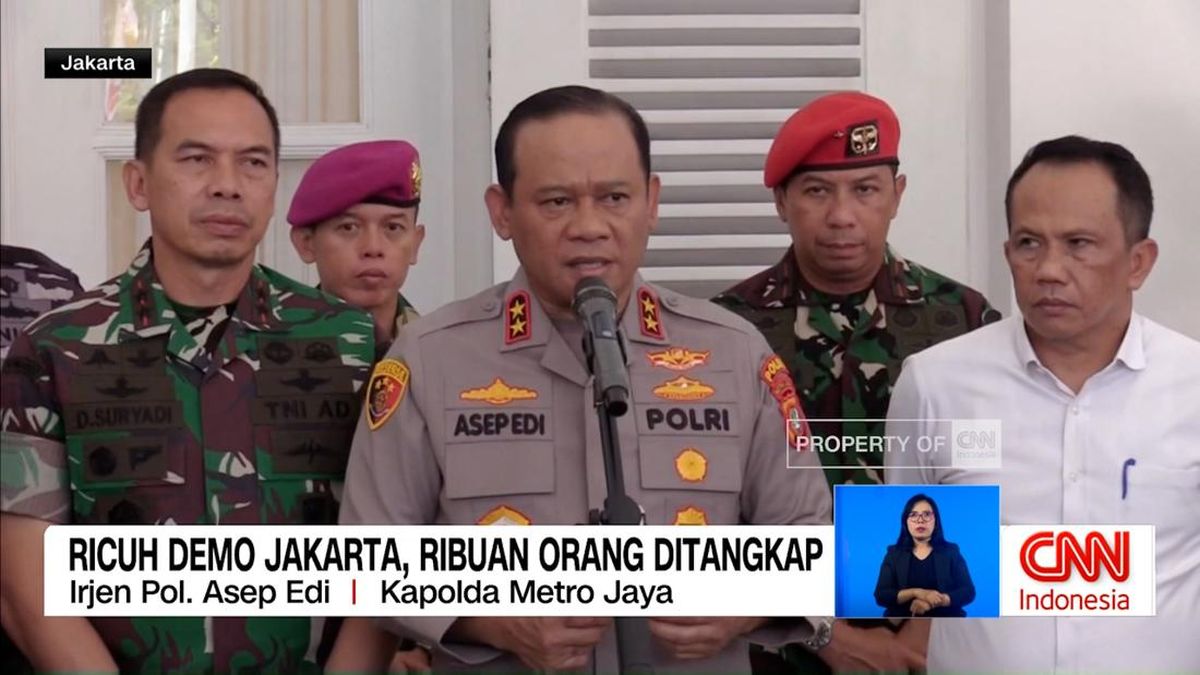 VIDEO: Ricuh Demo Jakarta, Ribuan Orang Ditangkap