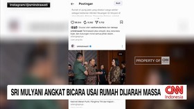 VIDEO: Sri Mulyani Angkat Bicara Usai Rumah Dijarah Massa