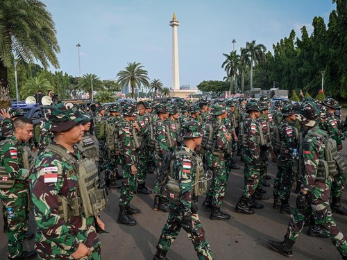 TNI Terjunkan Prajurit dalam Jumlah Besar di Sejumlah Wilayah
