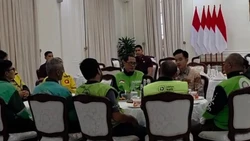 Pertemuan Gibran dan Perwakilan Ojol Diduga Settingan, Table Manner hingga Sepatu Disorot