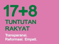 Apa Itu 17+8 Tuntutan Rakyat yang Viral di Medsos? Ini Isi dan Penjelasannya