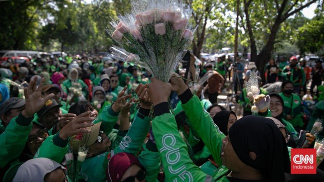 Garda Indonesia menyatakan estimasi jumlah ojol di rencana demonstrasi 17 September 2024 di DPR berjumlah 5 ribu.