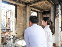 Datangi Kantor Emil Dardak yang Dibakar, Arumi Bachsin: Semangat Sayang