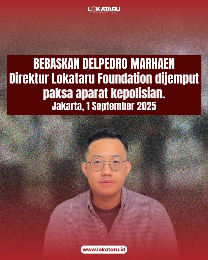 Delpedro Marhaen, Direktur Eksekutif Lokataru Foundation