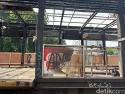 Kondisi Terkini Halte TJ Polda yang Rusak Parah Usai Aksi Massa