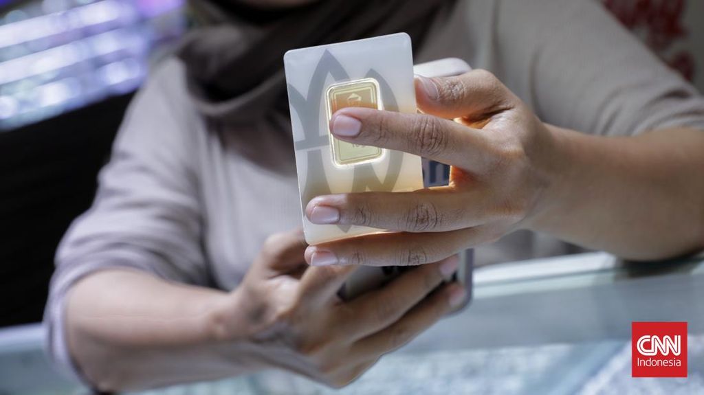Harga Emas Naik Rp50 Ribu Jadi Rp2,9 Juta per Gram