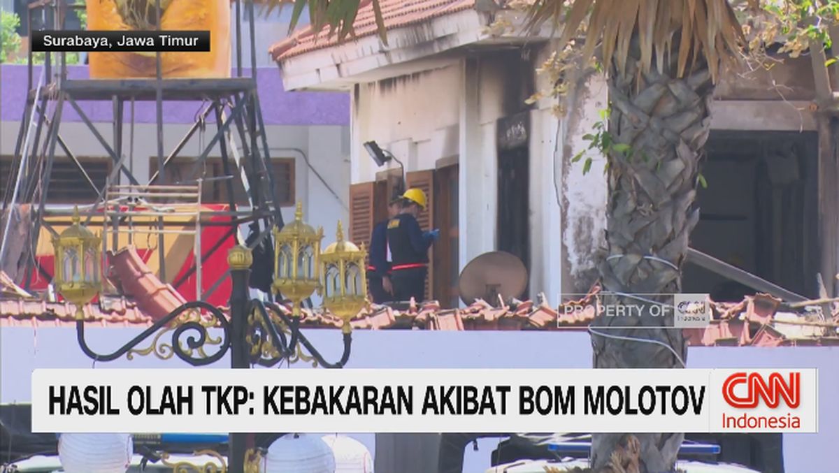 VIDEO: Hasil Olah TKP: Kebakaran Akibat Bom Molotov