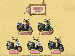 Masih Ada 3 Unit, Honda Bagi-bagi BeAT Edisi One Piece Gratis!