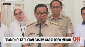 VIDEO: Pramono: Kerugian Fasum Capai Rp80 Miliar