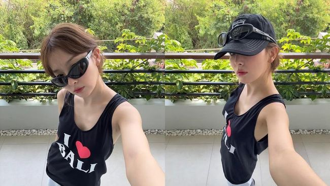Gaya Stylish Seulgi Red Velvet Saat Liburan Santai di Bali