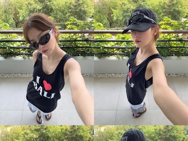 Gaya Stylish Seulgi Red Velvet Saat Liburan Santai di Bali
