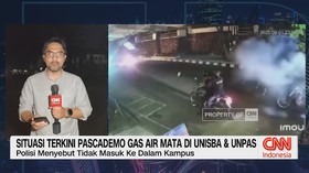 VIDEO: Situasi Terkini Pascademo Penembakan Gas Air Mata
