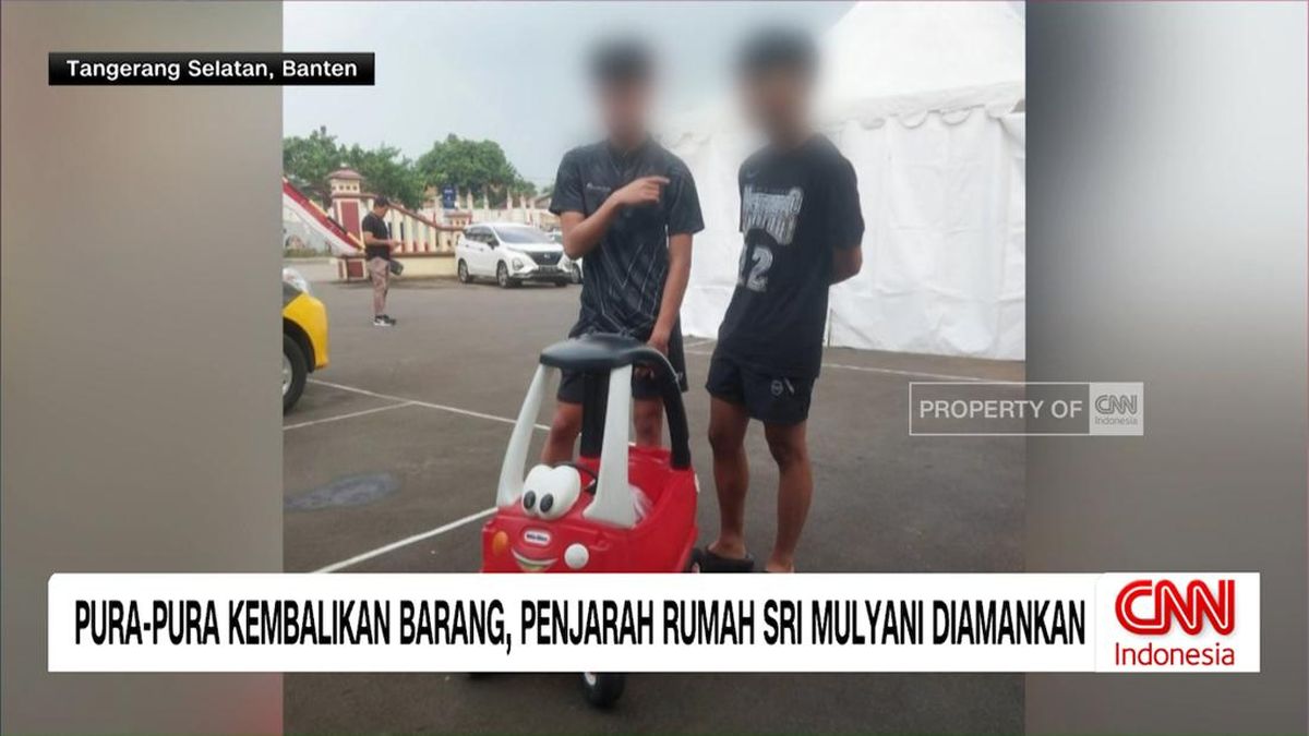 VIDEO: Pura-Pura Kembalikan, Penjarah Rumah Sri Mulyani Diamankan