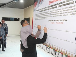 Ojol dan Warga di Bengkalis Deklarasi Damai, Komitmen Jaga Keamanan