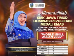 SMK Jatim Dominasi Medali Emas di Ajang WorldSkill ASEAN 2025