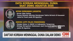 VIDEO: Daftar Korban Meninggal Dunia Dalam Demo