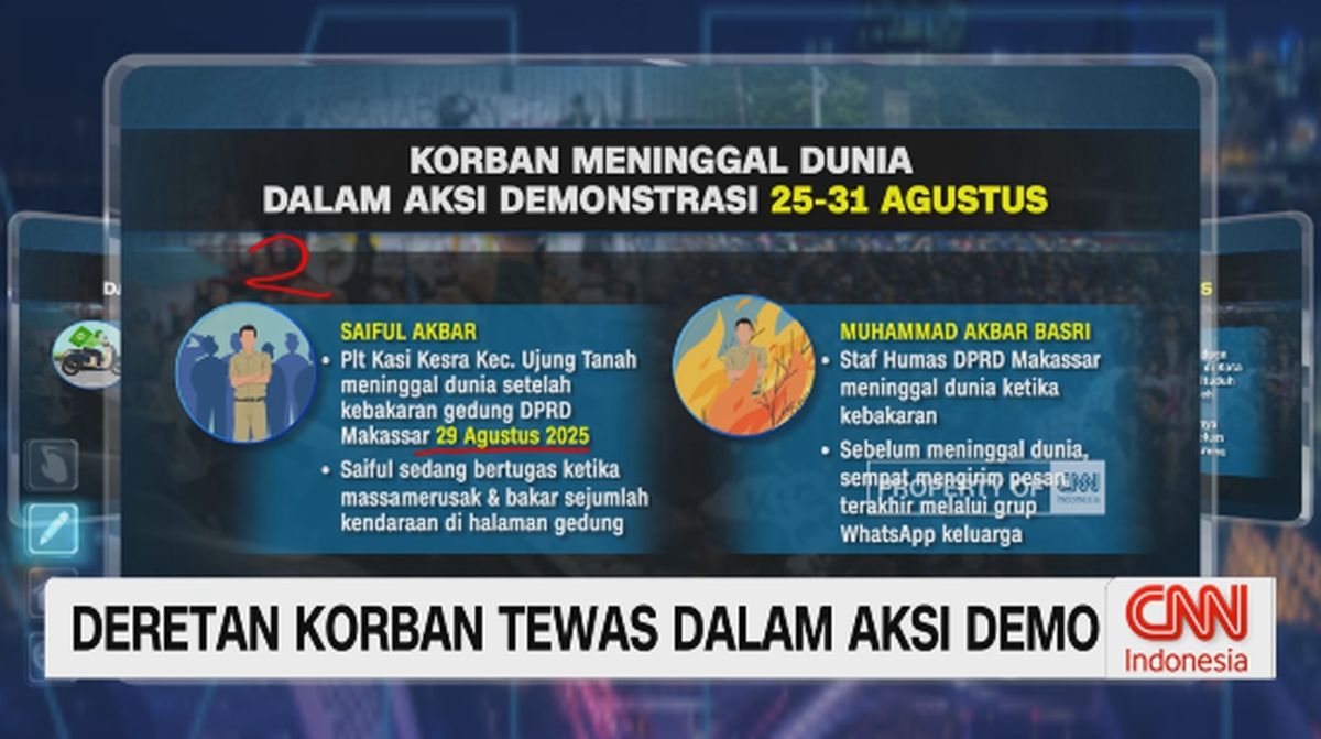 VIDEO: Deretan Korban Tewas Dalam Aksi Demo