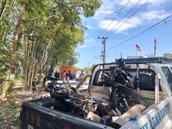 2 Wanita Boncengan Motor Tewas Terlindas Truk di Tanralili Maros