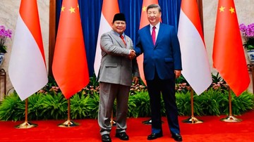 Prabowo dan Xi Jinping Bahas Giant Sea Wall Pantura Jawa