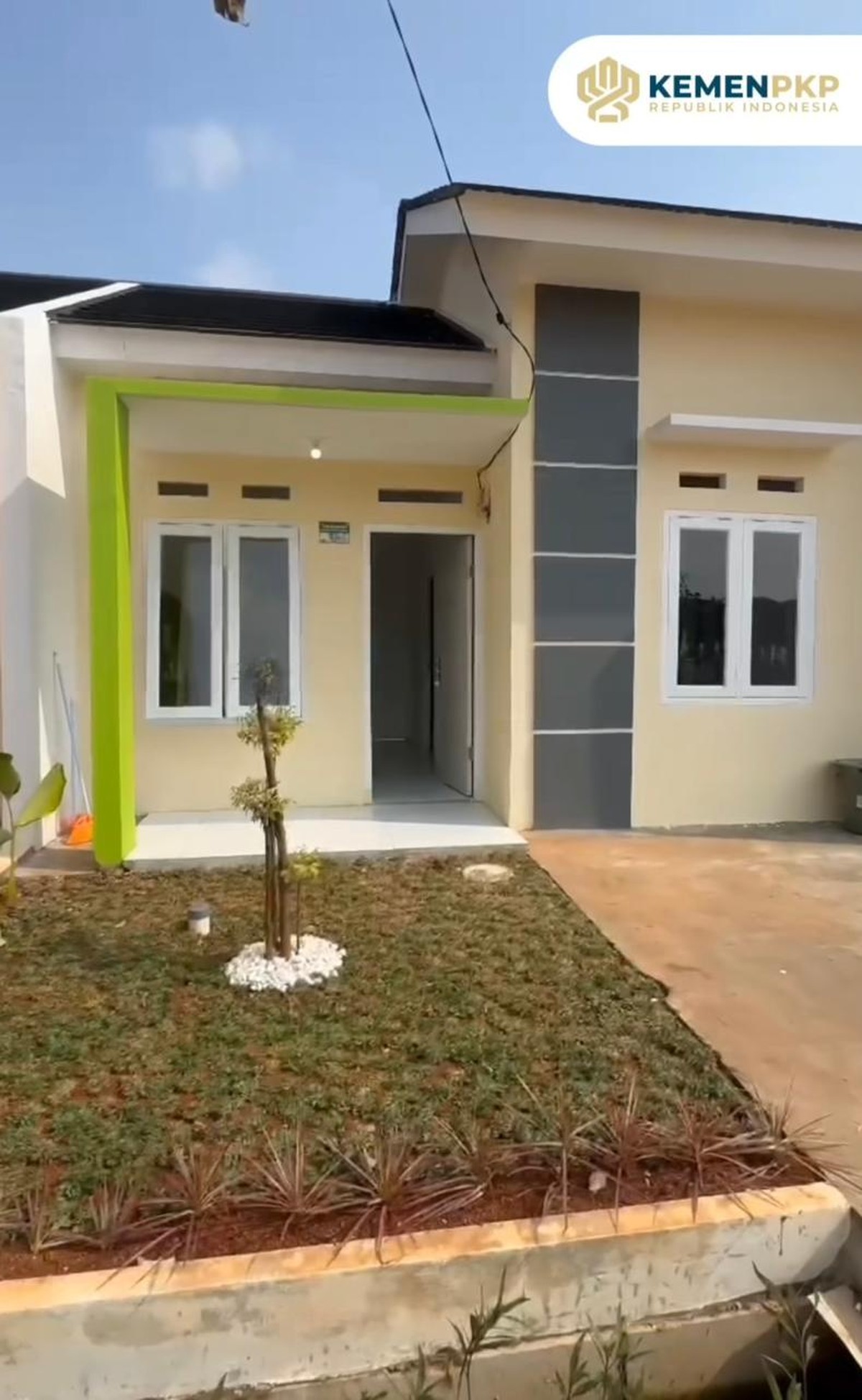 Rumah dari pemerintah untuk keluarga almarhum Affan Kurniawan