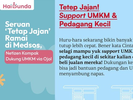 Seruan 'Tetap Jajan' Ramai di Medsos, Netizen Kompak Dukung UMKM via Ojol