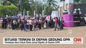VIDEO: Situasi Terkini di Depan Gedung DPR RI