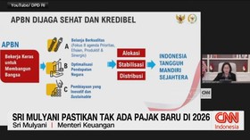 VIDEO: Sri Mulyani Pastikan Tak Ada Pajak Baru di 2026