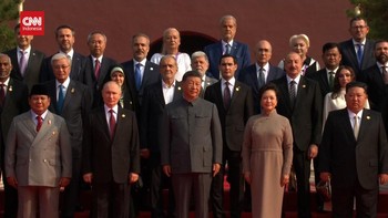 VIDEO: Momen Prabowo Foto Sejajar Bareng Putin-Kim Jong Un di China