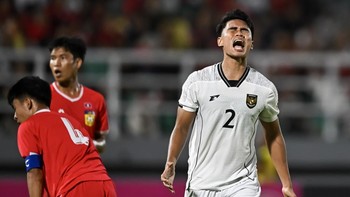 FOTO: Sesal Timnas Indonesia U-23 setelah Seri Lawan Laos