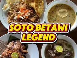 Video Gurih Hangat Soto Betawi dan Nasgor Kambing Legendaris di Jaksel