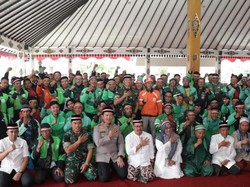Ratusan Ojol-Forkopimda Magetan Doa Bersama 7 Hari Meninggalnya Affan
