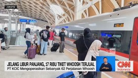 VIDEO: Jelang Libur Panjang, 17 Ribu Tiket Whoosh Terjual