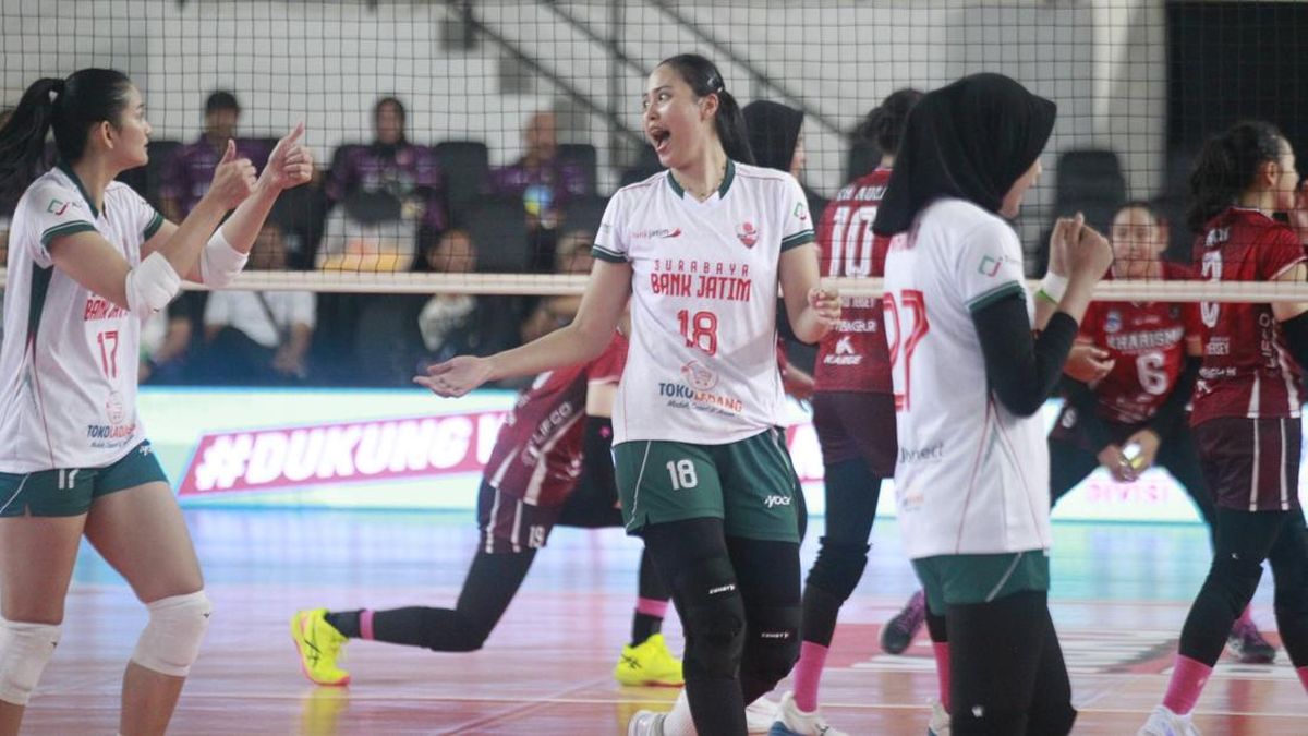 Hasil Livoli: Bank Jatim Menang Dramatis Atas Kharisma Premium 3-2