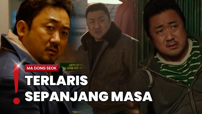 3 Film Ma Dong Seok, Box Office Korea Tembus 10 Juta Penonton