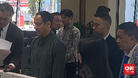 Nadiem Makarim Didampingi Hotman Paris Penuhi Panggilan Kejagung