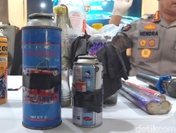 Penampakan Molotov yang Digunakan Perusuh Saat Demo Ricuh di Bandung