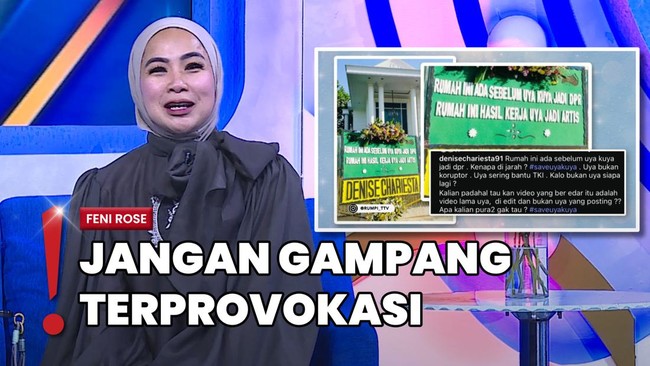 Dukungan Denise Chariesta ke Uya Kuya Kirim Bunga-Nggak Takut Dibully